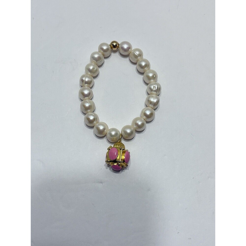 Mary Caroline Spano Light of the World Pearl Bracelet